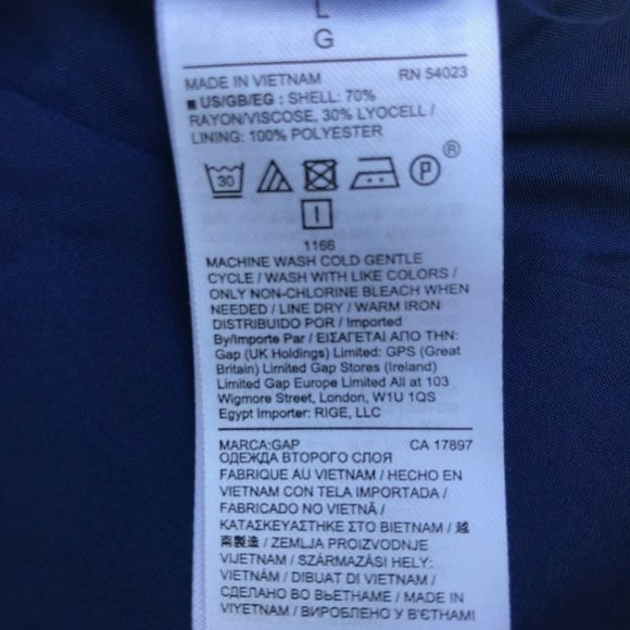 Summer sleeveless lined dress - Picture 3 of 3